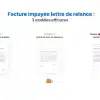 Miniature article de blog Facture impayée lettre de relance modèles efficaces