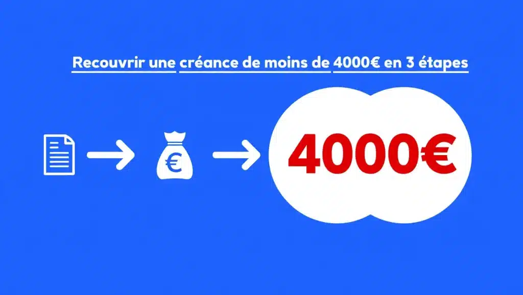 Miniature article de blog Recouvrir une créance de moins de € en étapes
