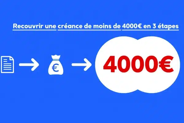 Miniature article de blog Recouvrir une créance de moins de € en étapes