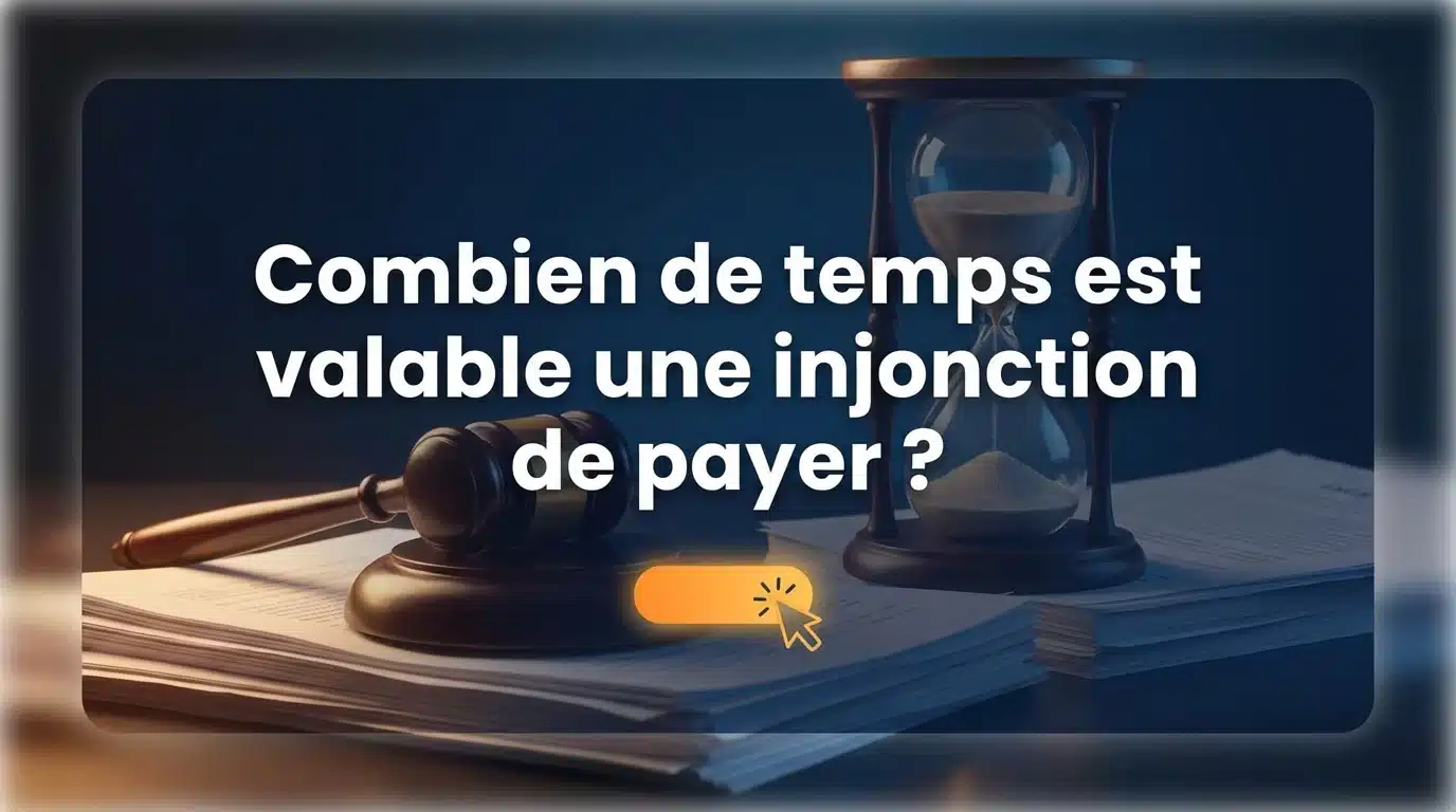 Miniature article de blog combien de temps est valable une injonction de payer